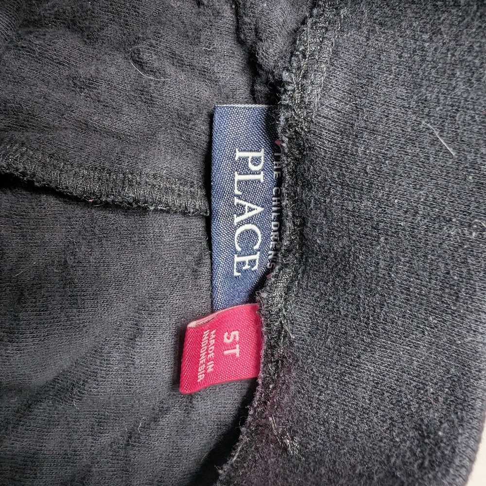 The Children's Place Quilted Black Jogger Pants - Picture 4 of 4